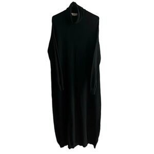 JCL Paris | Black Cowl Turtleneck Sweater Dress | Women’s OS | NWOT